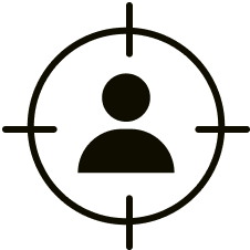 ターゲット分析のアイコン