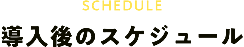 スケジュール